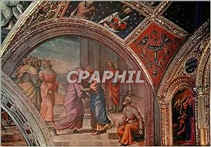 Carte Postale Moderne Perugia Chapelle de St Jean Baptiste la Visitation Fresque