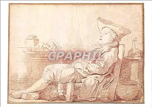 Image du vendeur pour Carte Postale Moderne Louvre dpartement des Arts Graphiques Honore Fragonard 1732 1806 Garconnet au Chat mis en vente par CPAPHIL