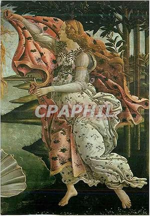 Image du vendeur pour Carte Postale Moderne Firenze Galleria Uffizi Botticelli (Alessandro di Mariana Filipepi derro) Naissance de Venus (detail) mis en vente par CPAPHIL