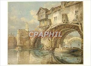 Bild des Verkufers fr Carte Postale Moderne William Turner (1775 1851) Vieux pont de Wales Shrewbury Whitworth Art Gallery University of Manchester zum Verkauf von CPAPHIL