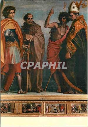 Seller image for Carte Postale Moderne Firenze Galleria Uffizi Andrea del Sarto St Michel Archange et Saints for sale by CPAPHIL