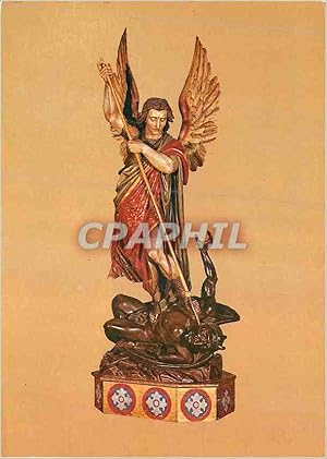 Seller image for Carte Postale Moderne Tarascon Abbaye de St Michel de Frigolet Statue de St Michel Archange for sale by CPAPHIL