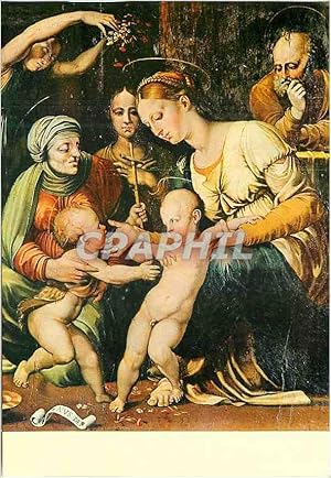 Carte Postale Moderne Raffaellino del Colle (1490 1566) Sacre Famille