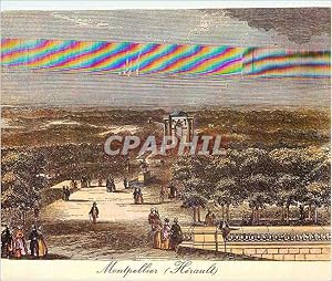 Seller image for Carte Postale Moderne Montpellier (Herault) Au Temps Jadis La Place du Peyrou for sale by CPAPHIL