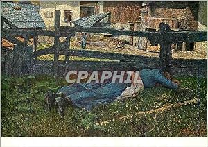 Bild des Verkufers fr Carte Postale Moderne Segantini Giovanni 1858v1899 Ruhe im Schatten (Riposo all'Ombra) zum Verkauf von CPAPHIL