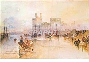 Bild des Verkufers fr Carte Postale Moderne William Turner (1775 1851) Caernarvon Castle 1833 zum Verkauf von CPAPHIL