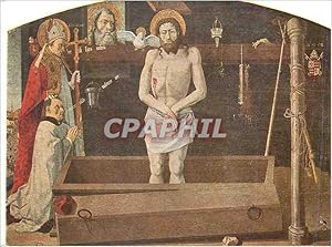 Image du vendeur pour Carte Postale Moderne Le Christ sortant sortant du tombeau un donateur et Saint Agricole fin du XVe siecle mis en vente par CPAPHIL