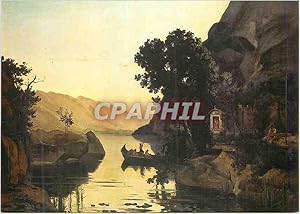 Bild des Verkufers fr Carte Postale Moderne Camille Corot (1796 1875) Landschaft bei Riva am Gardasee 1835 zum Verkauf von CPAPHIL