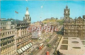 Carte Postale Moderne Princess street and Calton Hill from the Scott Monument