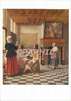 Carte Postale Moderne National Gallery P de Hooch Interior of a Dutch House