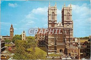 Bild des Verkufers fr Carte Postale Moderne Westminster Abbey and Big Ben London zum Verkauf von CPAPHIL