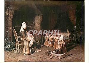 Seller image for Carte Postale Moderne Paris Grand Palais Exposition Hier pour Demain La Gardeuse d'Enfants en Normandie for sale by CPAPHIL