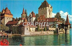 Bild des Verkufers fr Carte Postale Moderne Schloss Oberhofen am Thunersee zum Verkauf von CPAPHIL