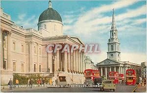 Imagen del vendedor de Carte Postale Moderne London National Gallery and Srmartin in the Fields a la venta por CPAPHIL