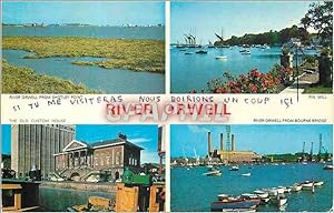 Carte Postale Moderne River Orwell from Shotley point Pin Mill The old custom House