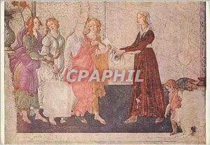 Seller image for Carte Postale Moderne Musee du Louvre (Ecole Florentine) Fresque de la Villa Lemmi Botticelli Sandro for sale by CPAPHIL