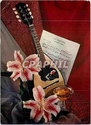 Seller image for Carte Postale Moderne Fleurs Musique La Traviata Verdi for sale by CPAPHIL