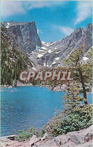 Imagen del vendedor de Carte Postale Moderne Picturesque dream lake and Hallets Peak in Rocky Mountain National Park a la venta por CPAPHIL