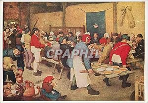 Bild des Verkufers fr Carte Postale Moderne Peter Bruegel le Repas des Noces (Wien Museum) zum Verkauf von CPAPHIL