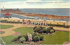 Bild des Verkufers fr Carte Postale Moderne Promenade gardens and battery New Brighton zum Verkauf von CPAPHIL