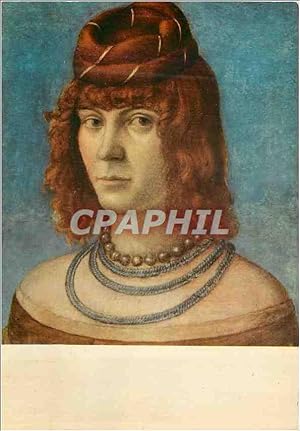 Bild des Verkufers fr Carte Postale Moderne Galleria Borghese Roma Carpaccio Portrait de femme zum Verkauf von CPAPHIL