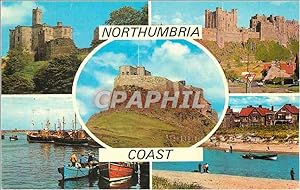 Carte Postale Moderne Northumbria Coast Waworth Castle The Castle Bamburgh Lindisfarne Castle Hol...