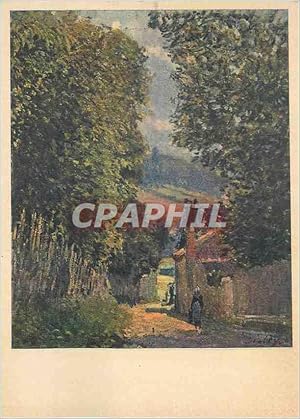 Bild des Verkufers fr Carte Postale Moderne Musee du Louvre A Sisley Rue a Louveciennes zum Verkauf von CPAPHIL