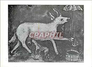 Seller image for Carte Postale Moderne Musee des Arts Moderne Ceret (France) La Vache a l'Ombrelle (Marc Chagall) for sale by CPAPHIL