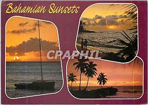 Image du vendeur pour Carte Postale Moderne Bahamian Sunsets At the end of the day the sun sinks slowly into the horizon creating warm colorful sunsets Bahamas mis en vente par CPAPHIL