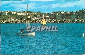 Bild des Verkufers fr Carte Postale Moderne World famous Marina Del Rey California Colorful view of the Channel leading to the blue Pacific Ocean zum Verkauf von CPAPHIL