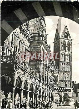 Bild des Verkäufers für Carte Postale Moderne Bremen Rathaus mit Dom Tramway zum Verkauf von CPAPHIL