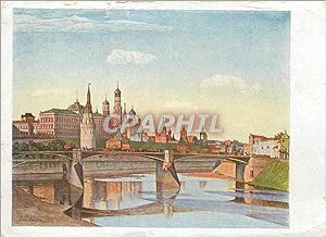 Carte Postale Moderne Moscou vue du Cremlin du Cote du Quai Kropotkine
