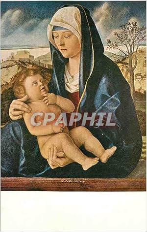 Bild des Verkufers fr Carte Postale Moderne Madonna and child in a landscape by giovanni bellini (1430 1516) zum Verkauf von CPAPHIL