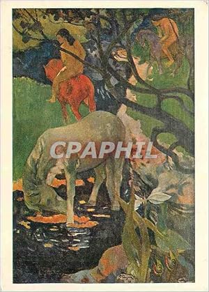 Bild des Verkufers fr Carte Postale Moderne Paul Gauguin Cheval blanc Musee du Louvre zum Verkauf von CPAPHIL