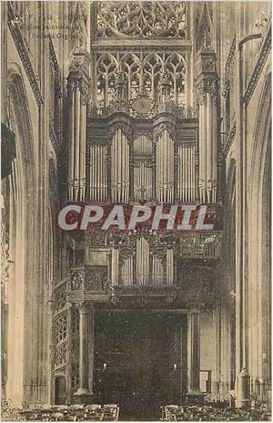 Imagen del vendedor de Carte Postale Ancienne Rouen Eglise St Maclou Buffet d'orgues a la venta por CPAPHIL