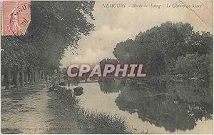 Seller image for Carte Postale Ancienne Nemours Bords du Loing Le Champ de Mars for sale by CPAPHIL