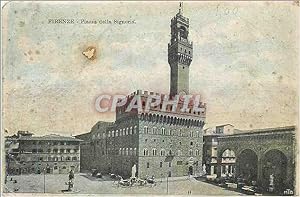 Carte Postale Ancienne Firenze Piazza della Signeria