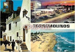 Bild des Verkufers fr Carte Postale Moderne Torremolinos (Costa del Sol) Vista parcial Nocturna zum Verkauf von CPAPHIL