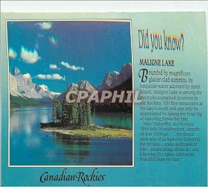 Immagine del venditore per Carte Postale Moderne Canadian Rockies Maligne Lake venduto da CPAPHIL