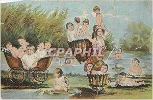 Carte Postale Ancienne Bonne Fête Enfants