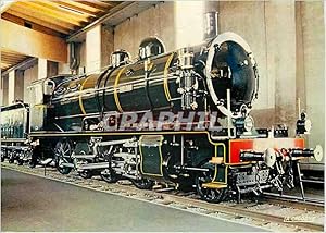 Carte Postale Moderne Musee français du chemin de fer mulhouse Train Locomotive 140 344 Etat