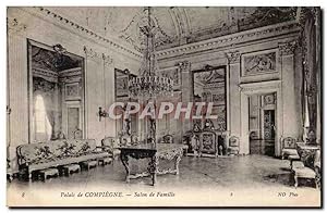 Palais de Compiegne Carte Postale Ancienne Salon de famille