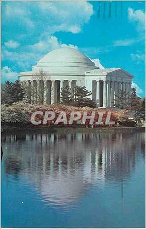 Seller image for Carte Postale Moderne The Thomas Jefferson Memorial Cherry Blossom Time Washington D C for sale by CPAPHIL