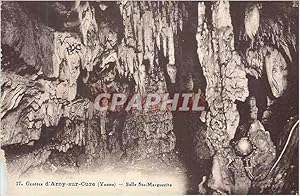 Carte Postale Ancienne Grottes d'Arcy sur Cure (Yonne) Salle Ste Marguerite