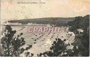 Carte Postale Ancienne Meschers les Bains La Plage