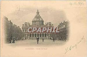 Seller image for Carte Postale Ancienne St Etienne Htel de Ville for sale by CPAPHIL