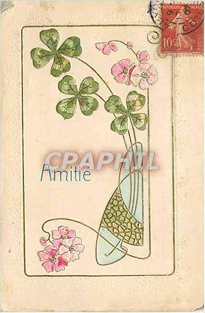 Image du vendeur pour Carte Postale Ancienne Fleurs Amitie mis en vente par CPAPHIL