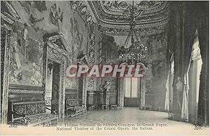 Image du vendeur pour Carte Postale Ancienne Paris Thtre National de l'Opera Comique Le Grand Foyer mis en vente par CPAPHIL