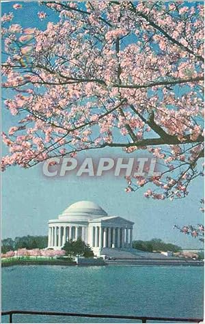 Seller image for Carte Postale Moderne Jefferson Memorial Washington D C This lonic Temple of white marble designed according to the taste displayed by Tho for sale by CPAPHIL