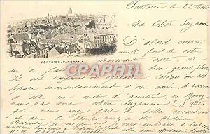 Carte Postale Ancienne Pontoise Panorama (carte 1900)